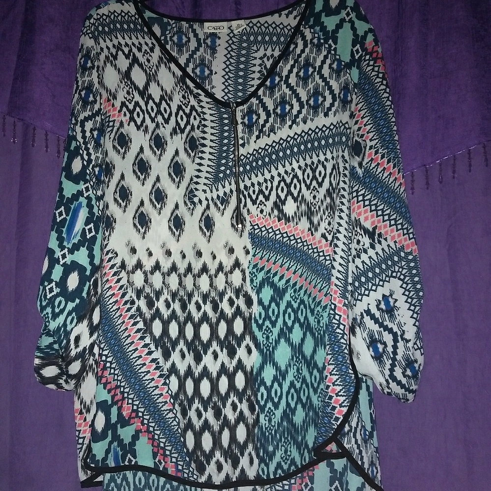 XL Cato pattern shirt